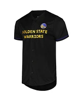 Fanatics Men's Black Golden State Warriors Pop Baseball Jersey