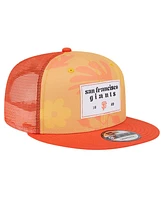 New Era Men's Orange San Francisco Giants Bikini Bottom Trucker 9FIFTY Snapback Hat