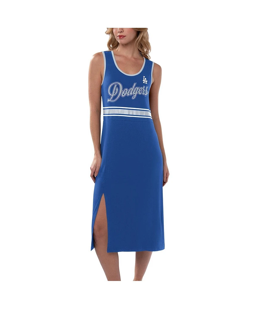 G-iii 4Her by Carl Banks Women's Royal Los Angeles Dodgers Main Field Maxi Dress