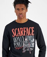 Hybrid Men's Scarface Miami Regular-Fit Printed Fleece Sweatshirt