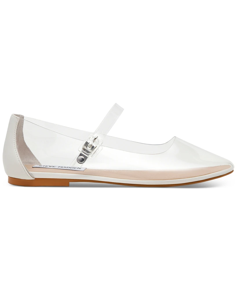 Steve Madden Women's Vinetta Vinyl Mary Jane Flats