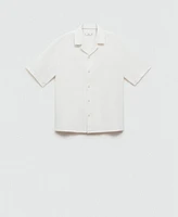 Mango Men's Linen Regular-Fit Shirt