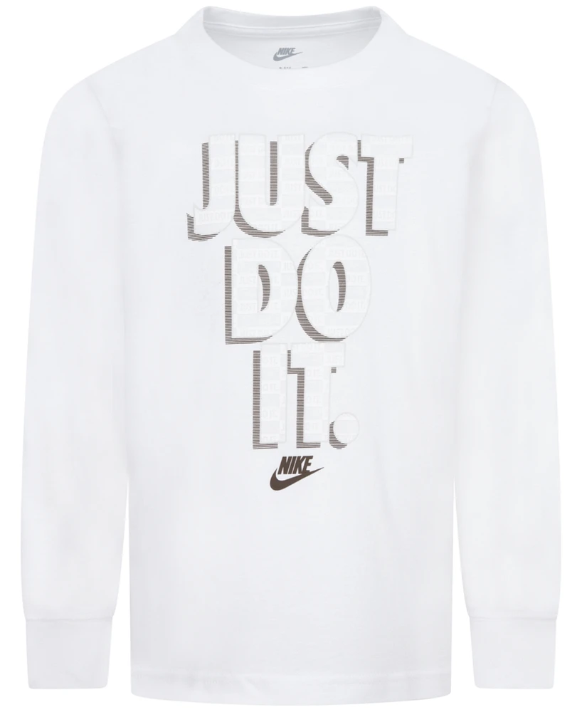 Nike Little Boys Long-Sleeve Just Do It Graphic T-Shirt