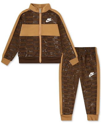 Nike Sportswear Toddler Boys Textured Club Pique-Knit Jacket & Pants, 2 Piece Set