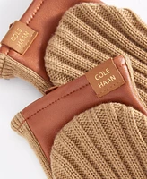 Cole Haan Leather Flip Mitt Gloves