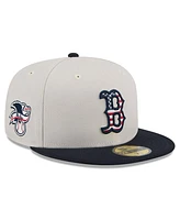 New Era Men's Black Boston Red Sox 2024 Fourth of July 59FIFTY Fitted Hat