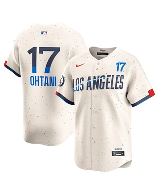 Nike Men's Cream Los Angeles Dodgers Shohei Ohtani 2024 City Connect Limited Player Jersey