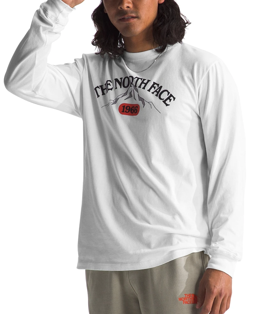 The North Face Men's Long Sleeve Crewneck Varsity Graphic T-Shirt