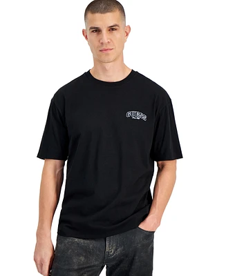 Guess Men's Relaxed Fit Short Sleeve Model Print T-Shirt