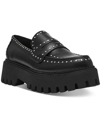 Dv Dolce Vita Women's Landun Lug Sole Platform Loafers