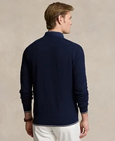 Polo Ralph Lauren Men's Textured Cotton-Linen V-Neck Cardigan