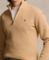 Polo Ralph Lauren Men's Double-Knit Mesh Quarter-Zip Pullover