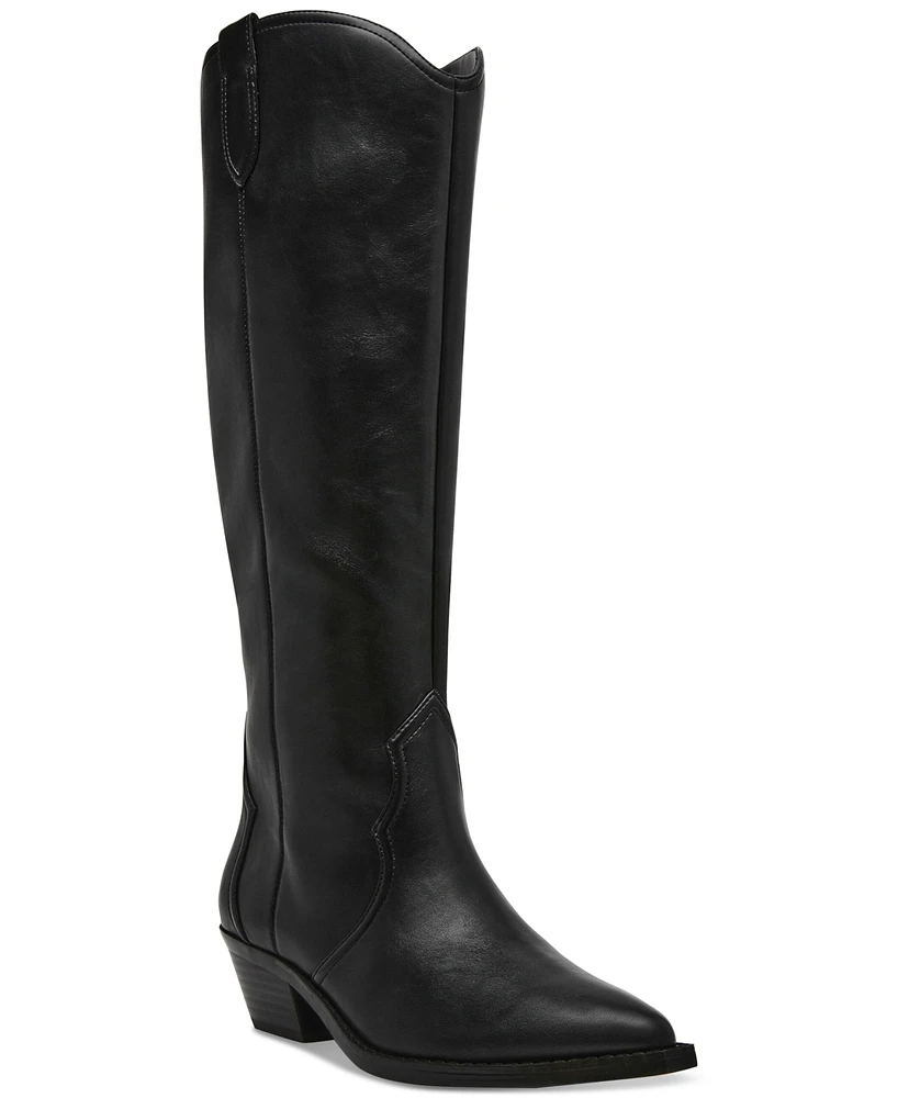 Dv Dolce Vita Women's Kit Knee-High Wide Calf Cowboy Boots