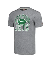 Homage Men's and Women's Gray New York Jets Arch T-Shirt