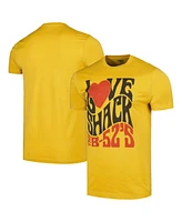 American Classics Men's Gold The B-52's Love Shack Graphic T-Shirt