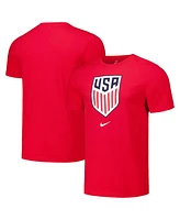 Nike Men's Red Usmnt Crest Core T-Shirt