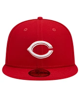 New Era Men's Red Cincinnati Reds Logo 59FIFTY Fitted Hat