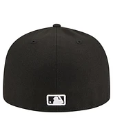 New Era Men's Cleveland Guardians Logo 59FIFTY Fitted Hat
