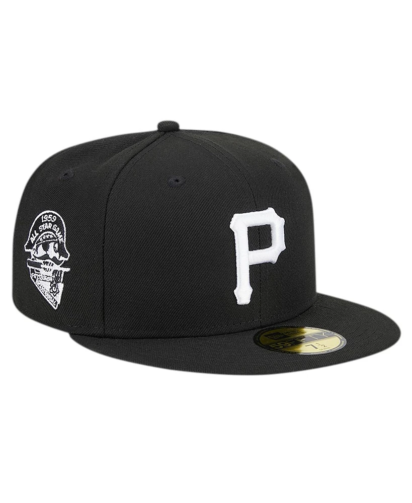New Era Men's Pittsburgh Pirates Logo 59FIFTY Fitted Hat