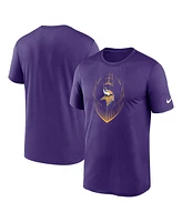 Nike Men's Purple Minnesota Vikings Primetime Legend Icon Performance T-Shirt