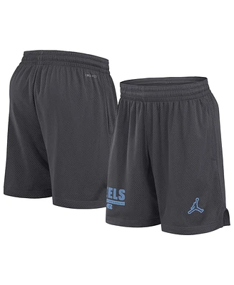 Jordan Men's Anthracite North Carolina Tar Heels 2024 Sideline Mesh Shorts