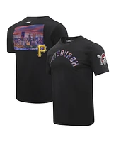 Pro Standard Men's Black Pittsburgh Pirates Cityscape T-Shirt