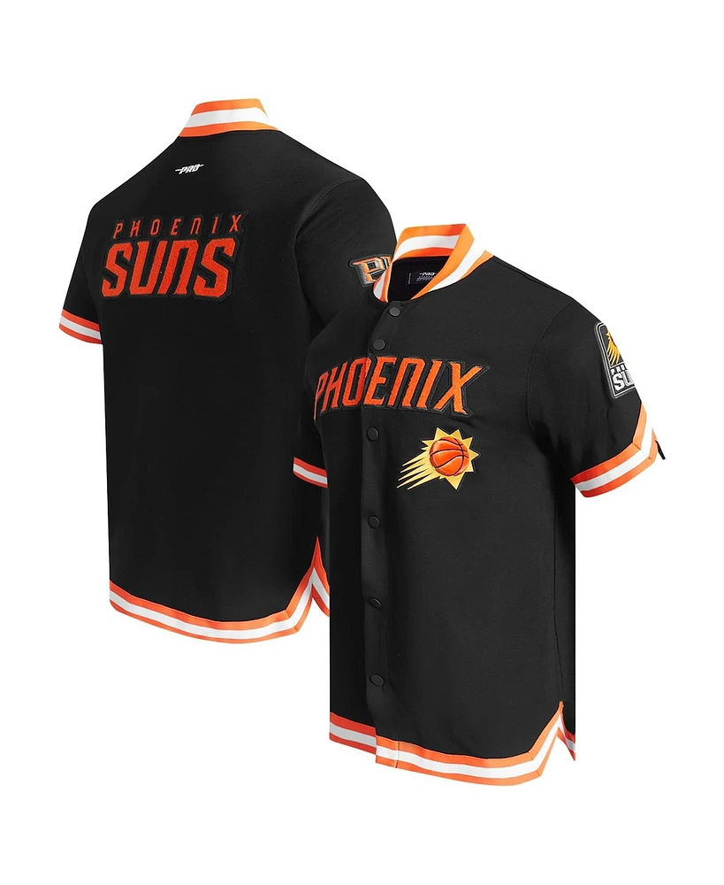 Pro Standard Men's Black Phoenix Suns Classic Warm-Up Full-Snap Jacket