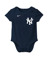 Nike Baby Aaron Judge Navy New York Yankees Fuse Name Number Bodysuit