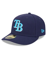 New Era Men's Navy Tampa Bay Rays 2024 Father's Day Low Profile 59FIFTY Fitted Hat