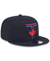 New Era Men's Navy Toronto Blue Jays 2024 City Connect 9FIFTY Snapback Hat