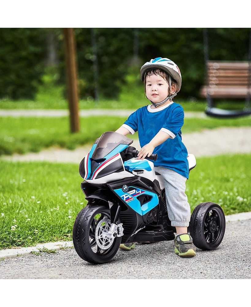 Simplie Fun Safe, High-Performance Kids' Electric Motorcycle with Training Wheels and Lights