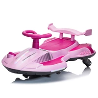 Simplie Fun Colorful, Safe, and Educational Kids' Ride-On Car with Drift and Misting Functions