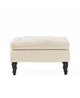 Streamdale Furniture Plush Tufted Ottoman Comfort & Style for Your Interior