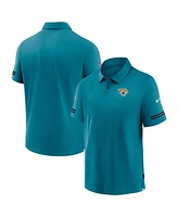 Nike Men's Teal Jacksonville Jaguars Logo Sideline Elite Performance Polo Shirt