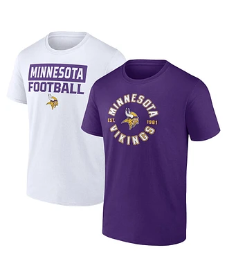 Fanatics Men's Minnesota Vikings Serve Combo Pack T-Shirt