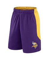 Fanatics Men's Purple/Gold Minnesota Vikings Go Hard Shorts