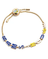 BaubleBar Gold Los Angeles Rams Slogan Pull-Tie Bracelet