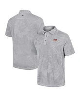 Tommy Bahama Men's Gray Joey Logano Santiago Paradise Polo Shirt