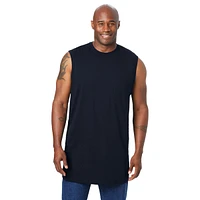 KingSize Men's Big & Tall Shrink-Less Longer-Length Lightweight Muscle Pocket Tee