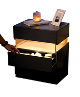 Simplie Fun Dreamy Led Nightstand Illuminate Your Nights & Decor Your Room