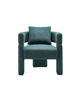 Simplie Fun 30.51" Wide Boucle Upholstered Accent Chair