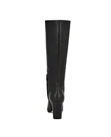 Nine West Women's Peachey Block Heel Pointy Toe Knee High Boots