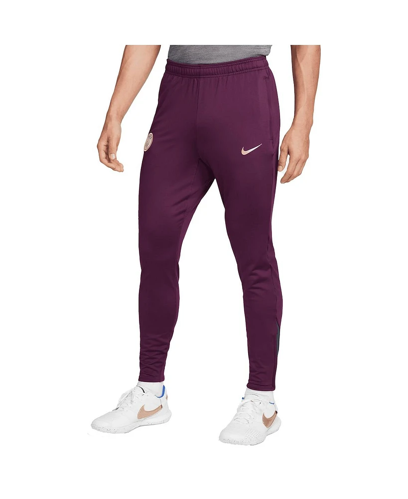 Nike Men's Burgundy Paris Saint-Germain 2024/25 Strike Performance Pants