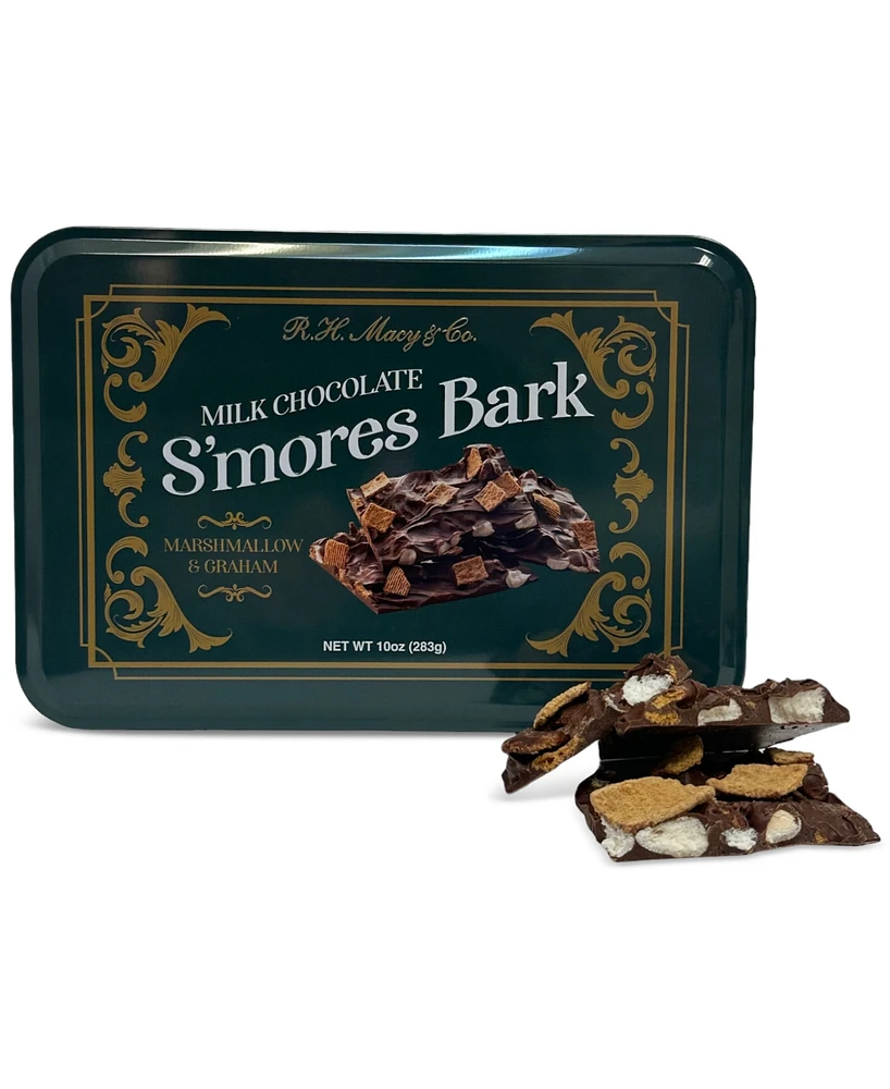 R.h. Macy & Co. Milk Chocolate S'mores Bark Gift Tin, 10oz