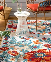 Town & Country Living Hibiscus Bloom Modern Floral 7'10"x10'2" Area Rug