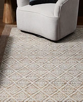 Town & Country Living Nalani Terra Textured Diamond 8'x10' Area Rug