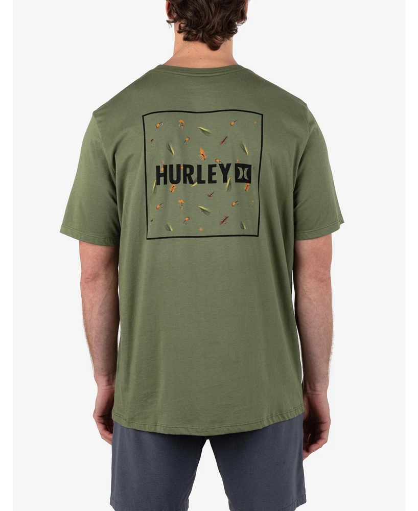 Hurley Men's Everyday Four Corners Short Sleeves T-shirt