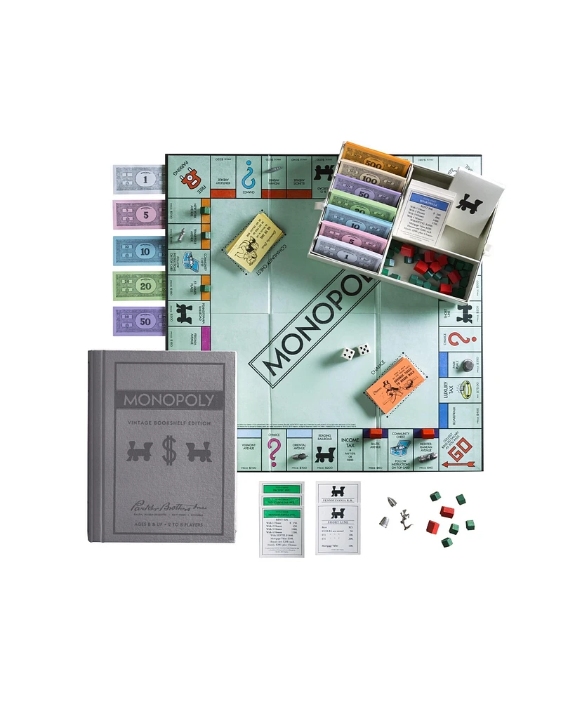 Ws Game Company Monopoly Classic Bookshelf Edition