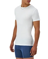 Hanes Originals Ultimate Men's SuperSoft Crewneck T-Shirts, White, 2-Pack