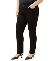 Jag Plus Ruby Mid Rise Straight Leg Jeans